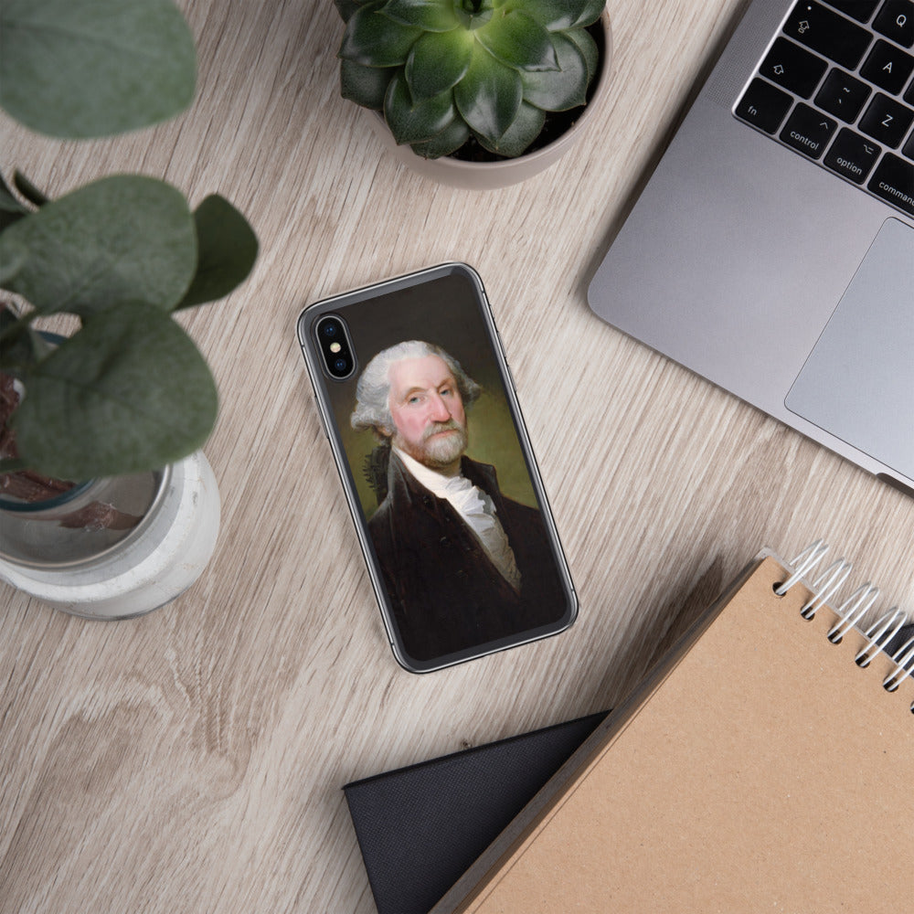 George Washington In A Beard iPhone Case