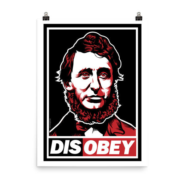 Henry David Thoreau Disobey Prints