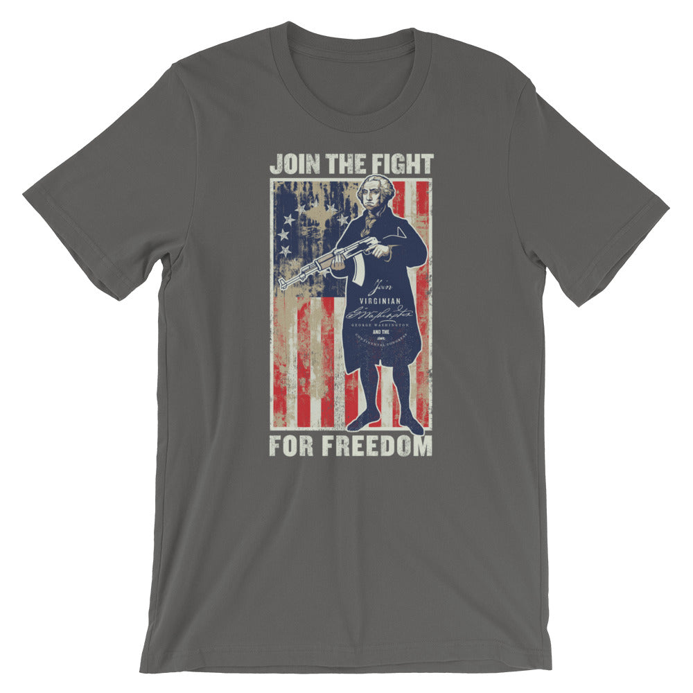 George Washington Join the Fight For Freedom Graphic T-Shirt