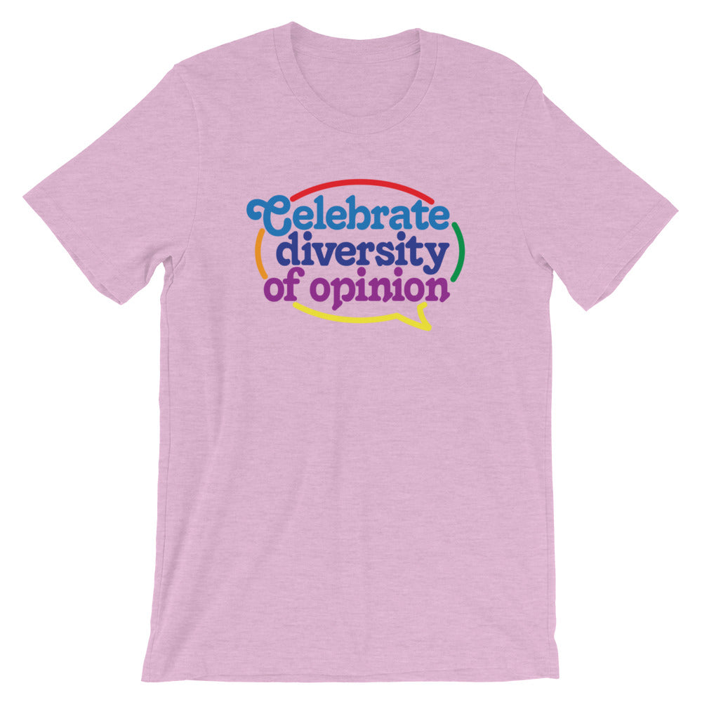 Celebrate Diversity of Opinion Graphic T-Shirt