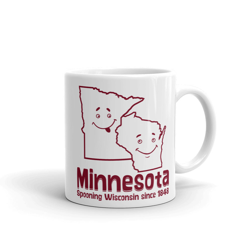 Minnesota Spooning Wisconsin Mug