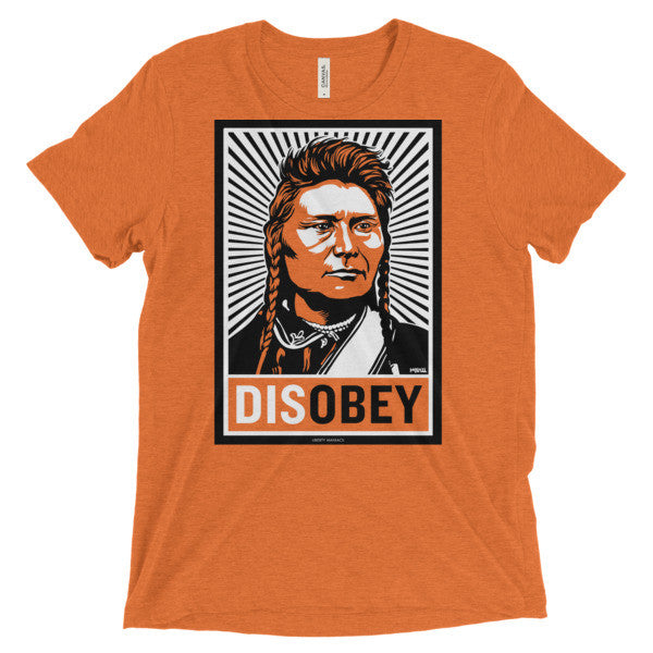 Cheif Joseph DISOBEY Triblend Graphic T-Shirt