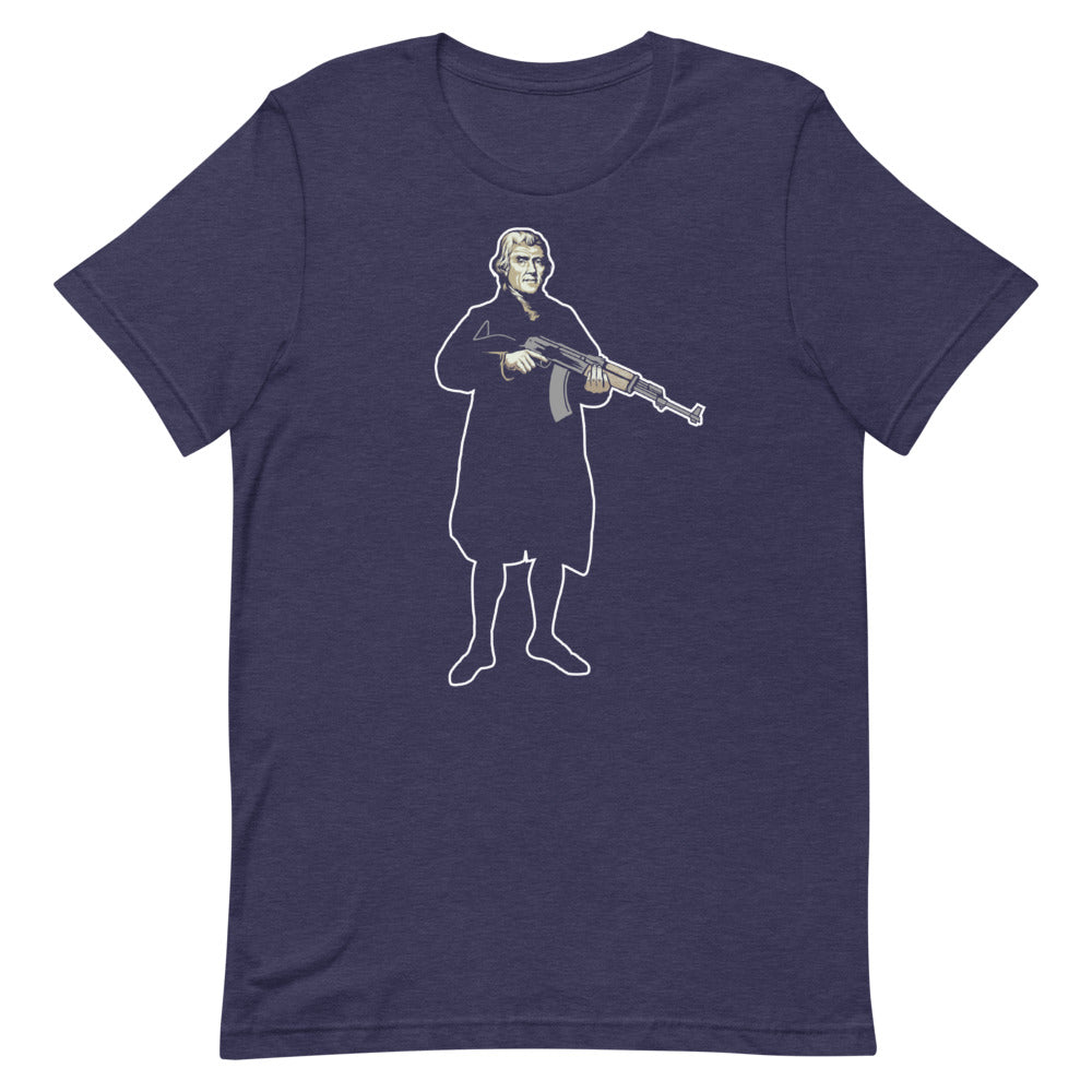 Jefferson with an AK Graphic T-Shirt