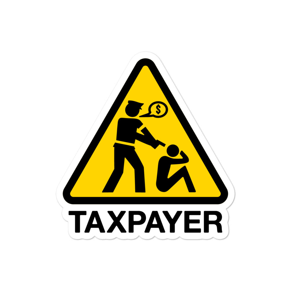 Taxpayer Warning Stickers