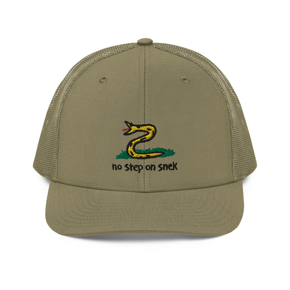 No Step On Snek Trucker Cap