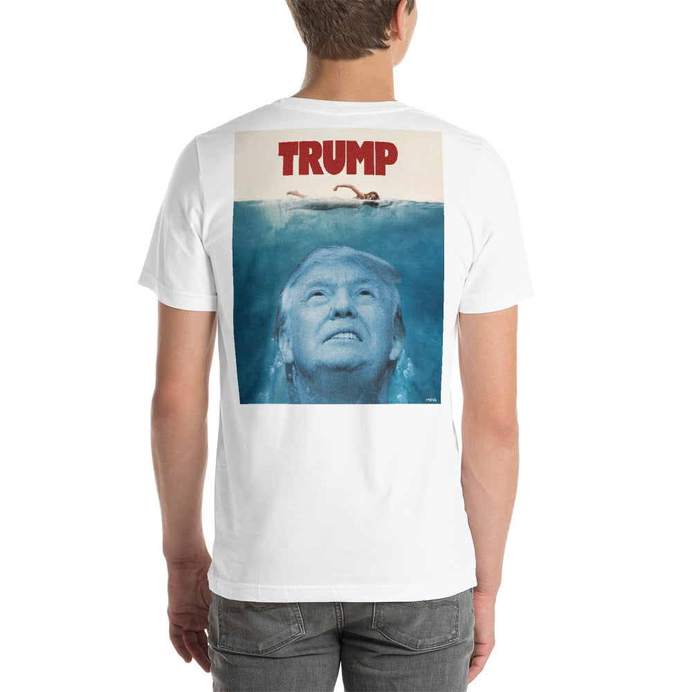 Trump Jaws Graphic T-Shirt Back Printed
