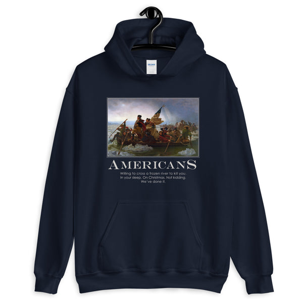 Americans Unisex Hoodie Sweatshirt - Liberty Maniacs