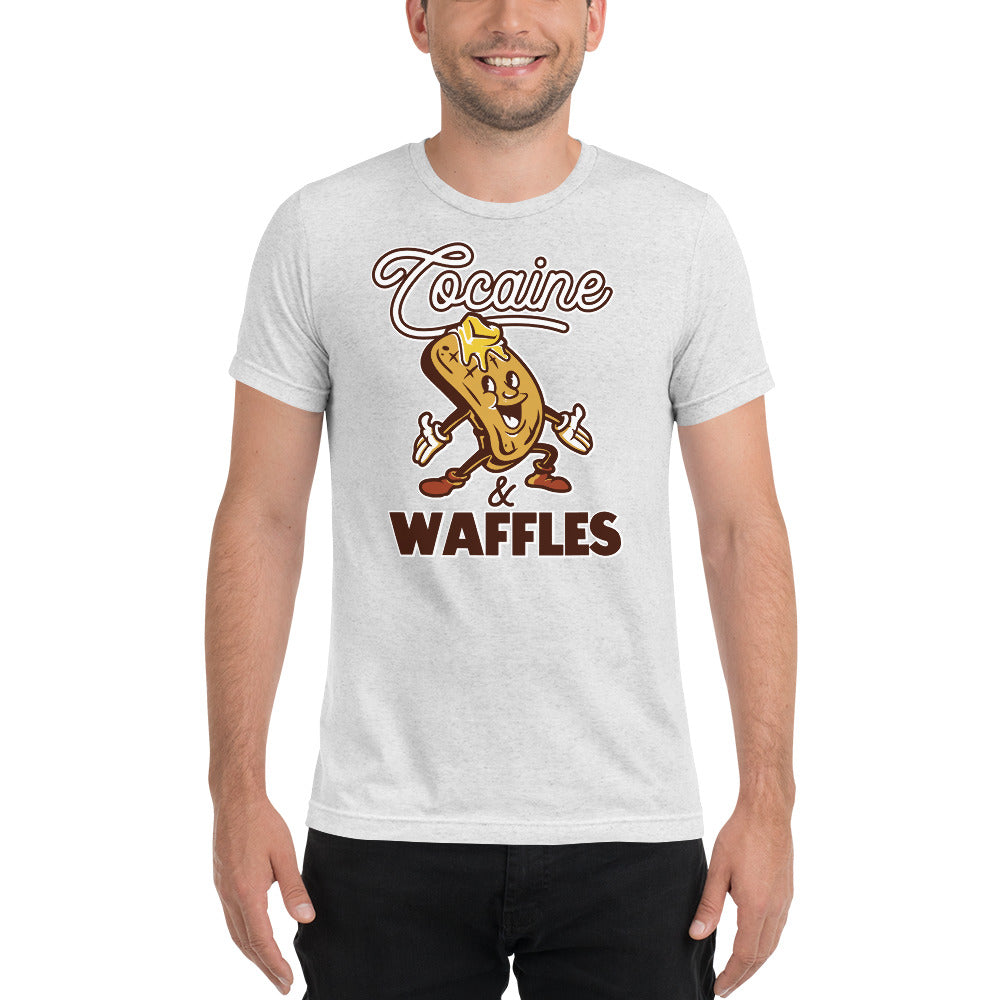 Cocaine &amp; Waffles Tri-Blend T-Shirt