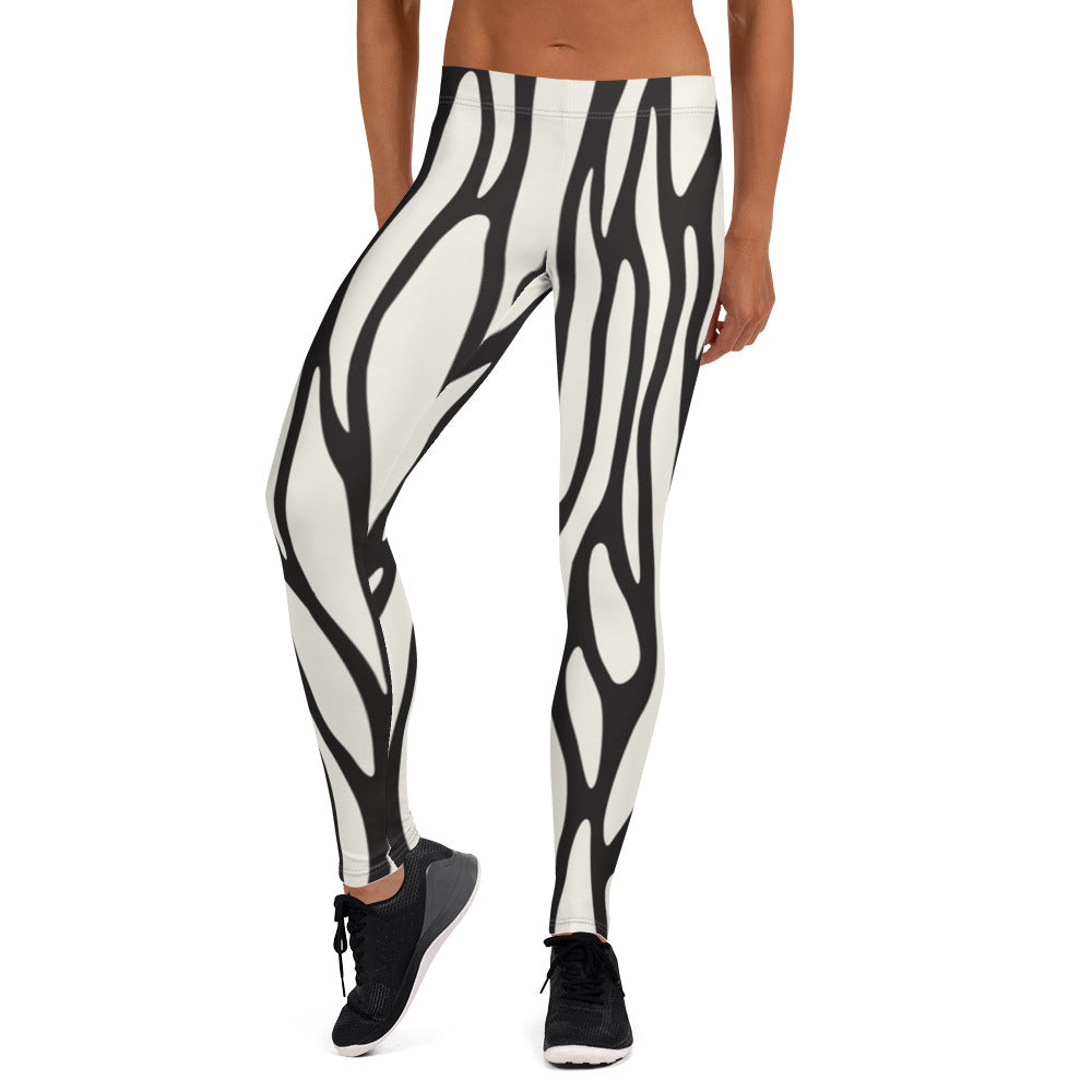 Mernbrook Cream and Black Leggings - Liberty Maniacs