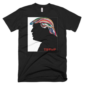 Donald Trump Psychedelic Hair Milton Glaser Redux