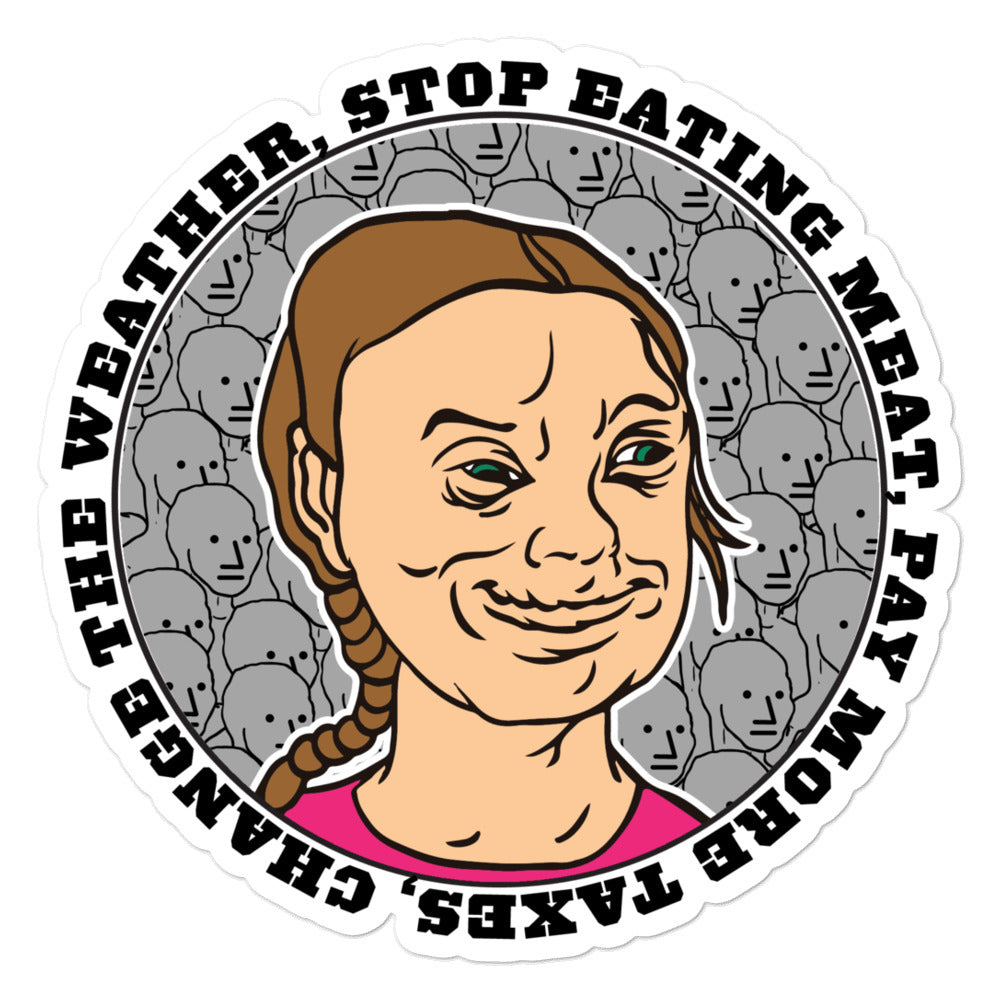 Climate Change Gremlin Sticker