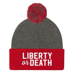 Liberty or Death Pom Pom Knit Cap