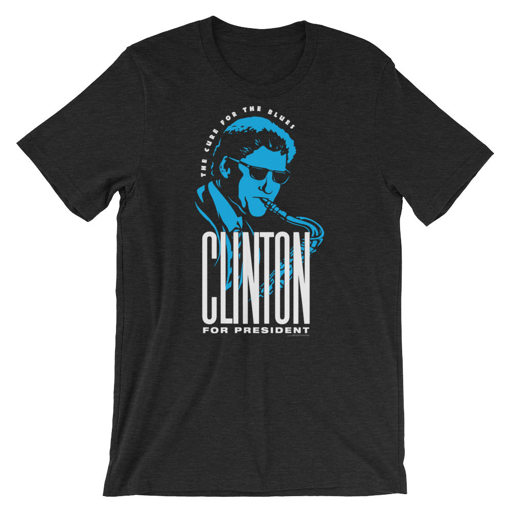 Bill Clinton 1992 The Cure for the Blues Retro Campaign T-Shirt - Liberty Maniacs Bill Clinton 1992 The Cure for the Blues Retro Campaign T-Shirt - Liberty Maniacs