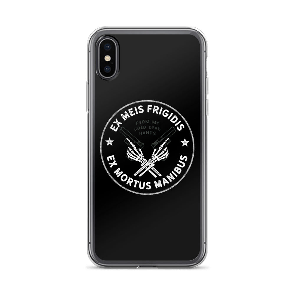 Out Of My Cold Dead Hands Latin Motton iPhone Case