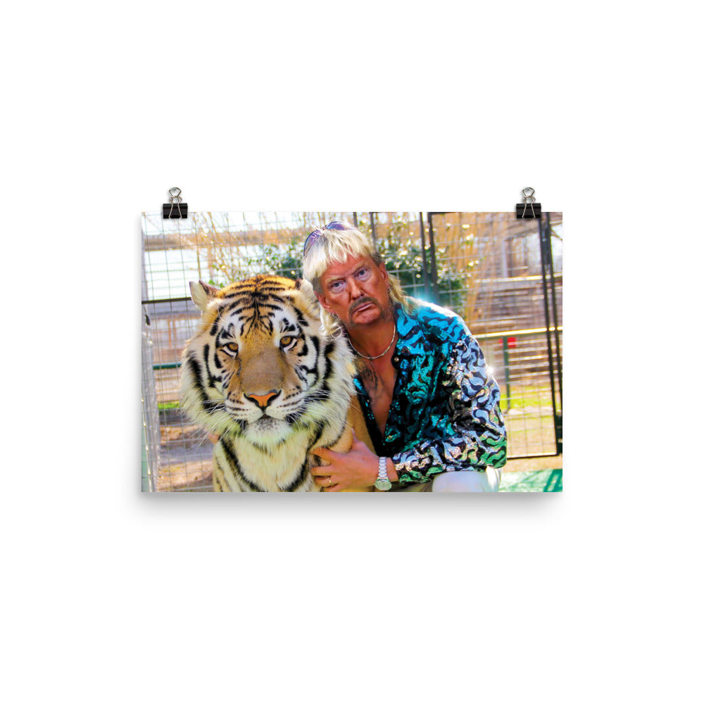 Donny Exotic Trump Tiger Poster