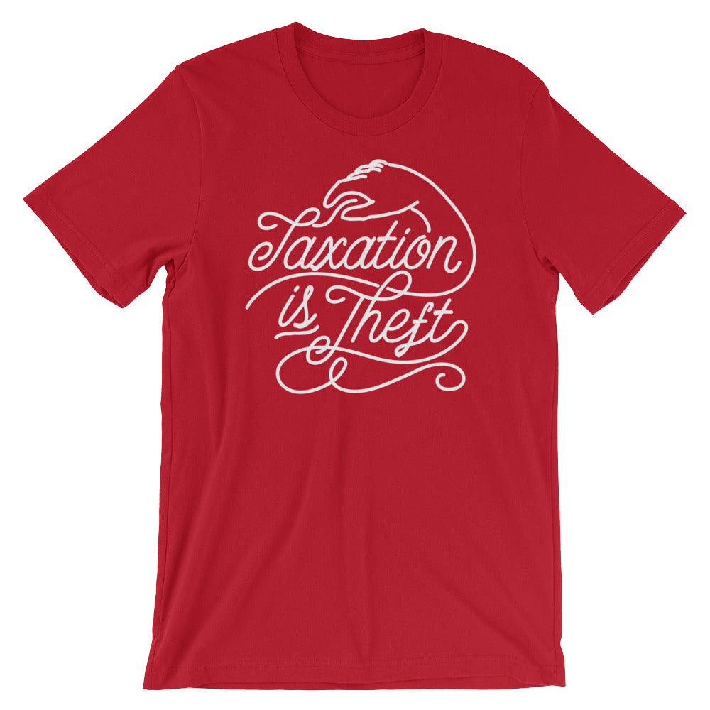 Taxation Is Theft Script T-Shirt