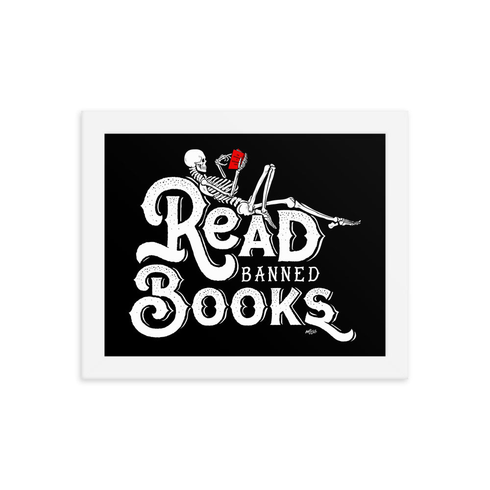 Read Banned Books Framed Print