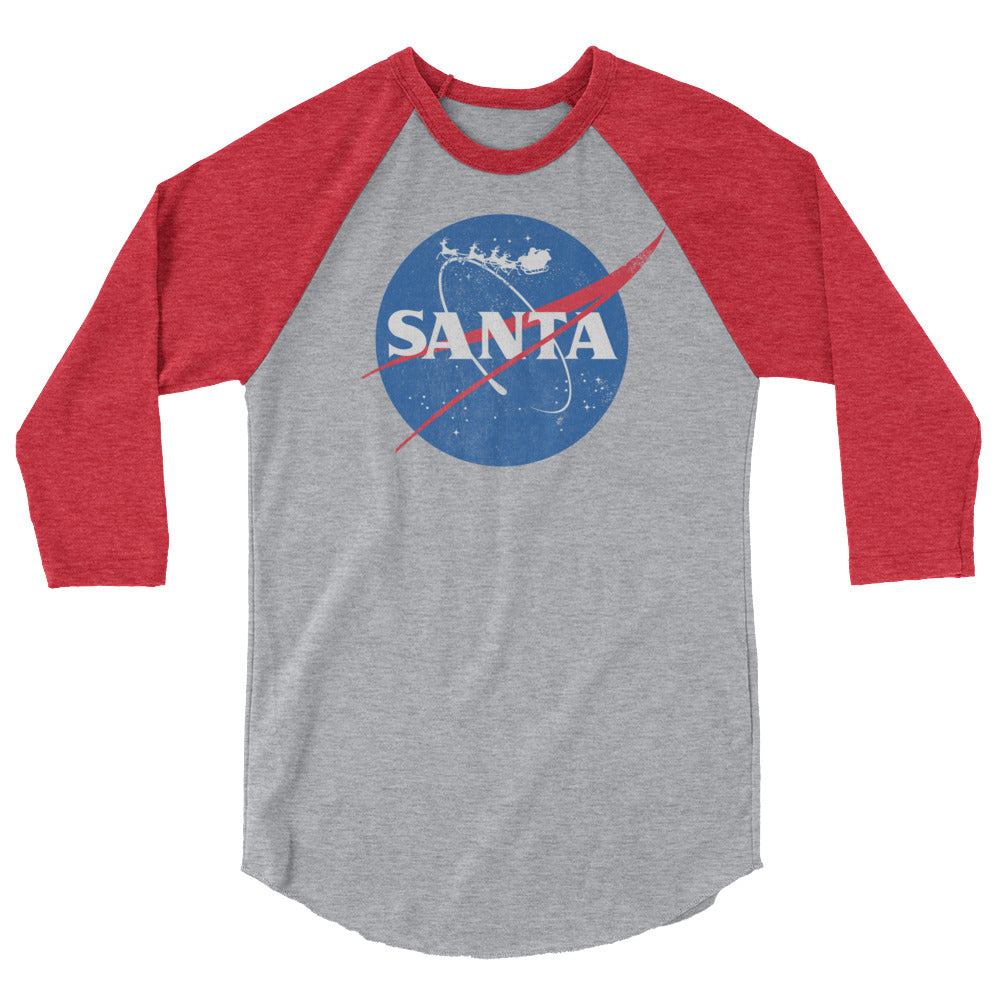 SANTA 3/4 Sleeve Raglan Shirt