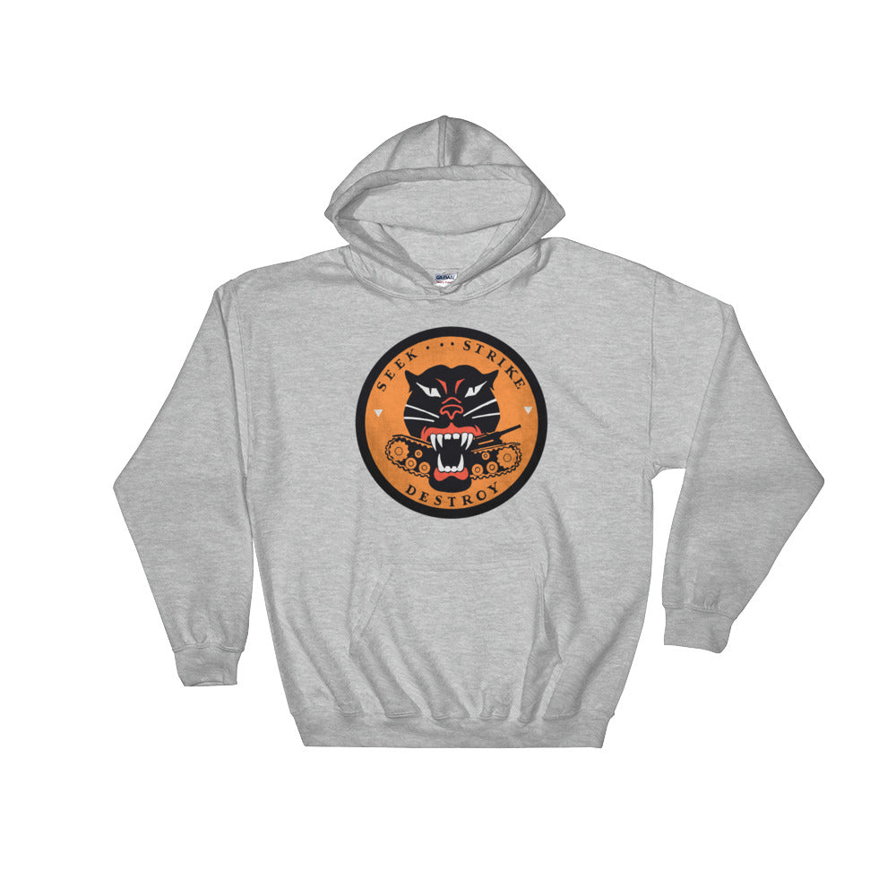 Seek and Destroy WW2 Tank Destroyer Hooded Sweatshirt