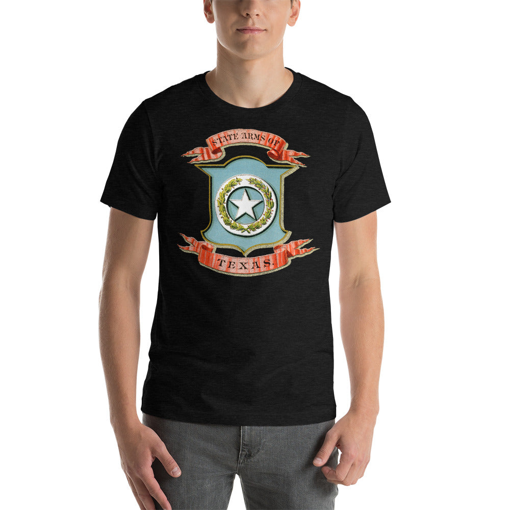 Texas State 1876 Coat of Arms Unisex T-Shirt