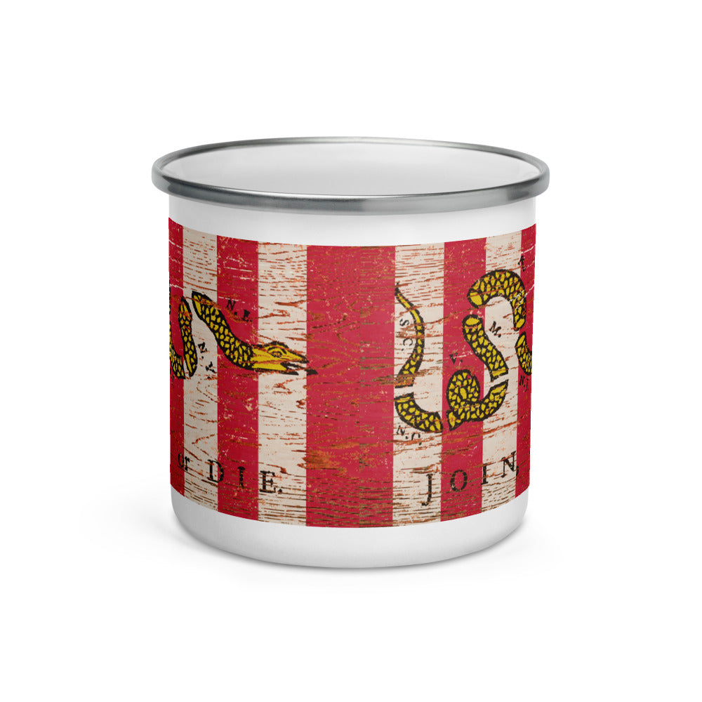 Join or Die Sons of Liberty Enamel Mug
