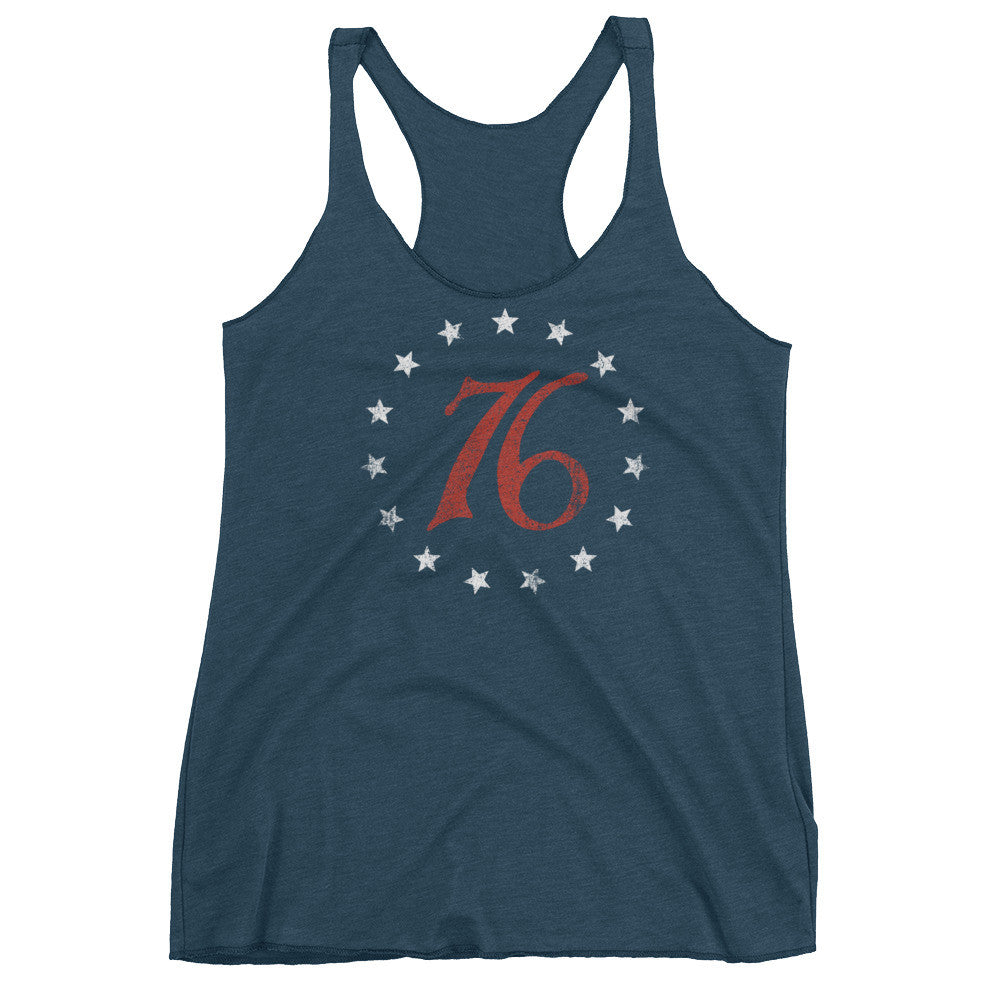 Spirit of 76 Women's Racerback Tri-blend Tank Top