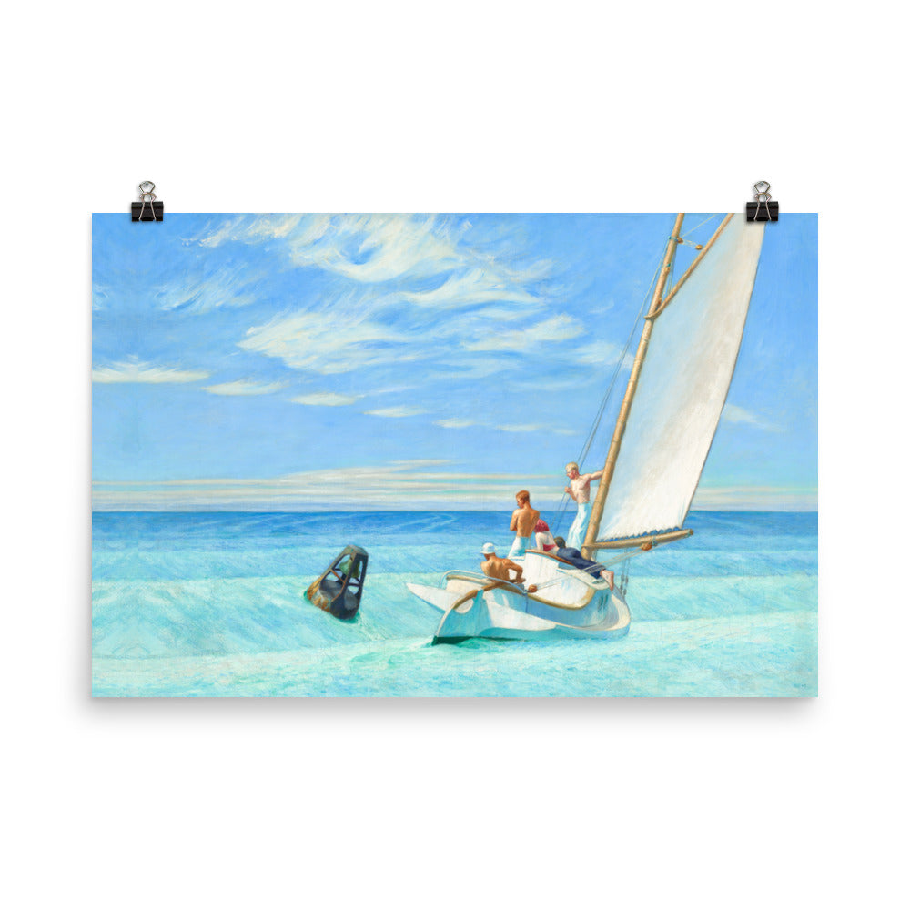 Ground Swell by Edward Hopper Poster