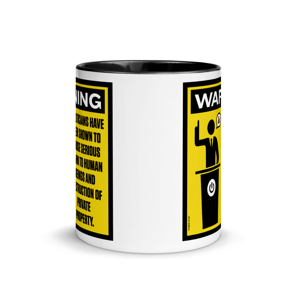 Politicians Warning Mug