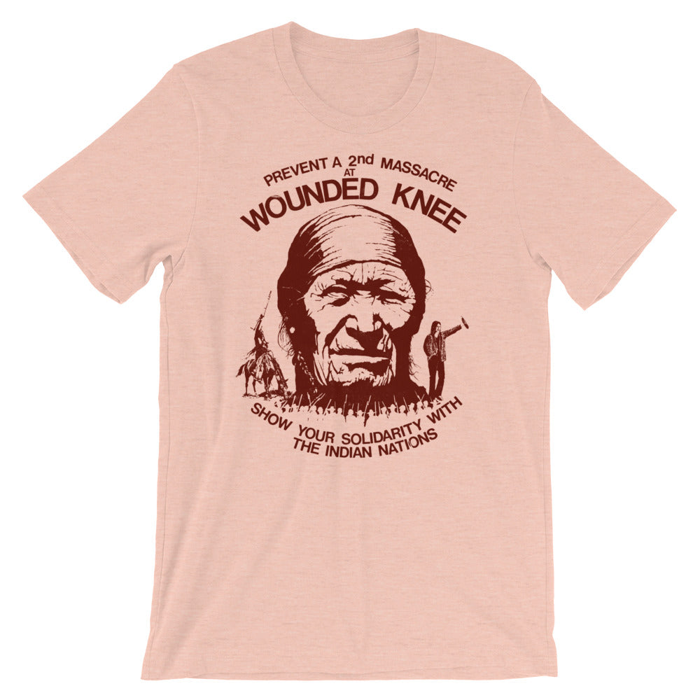 Wounded Knee 1970s American Indian Movement Reproduction Protest T-Shirt