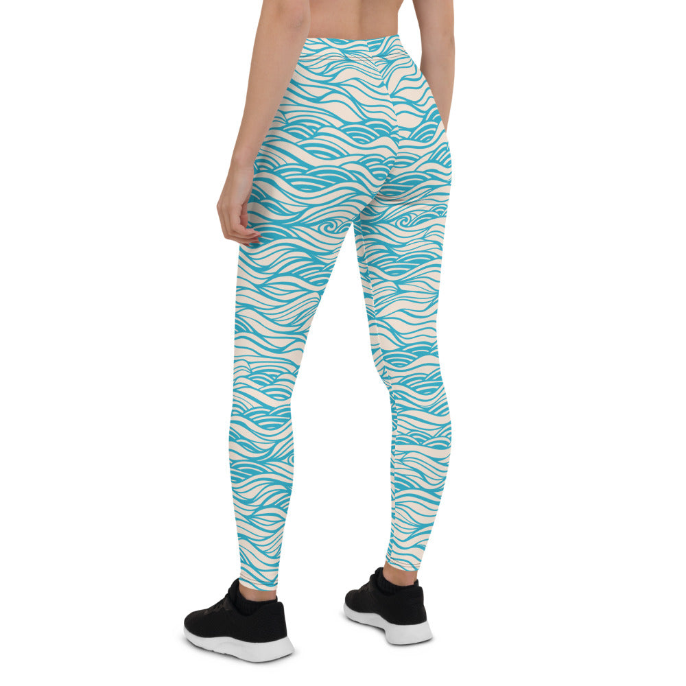 The Wave Pattern Leggings