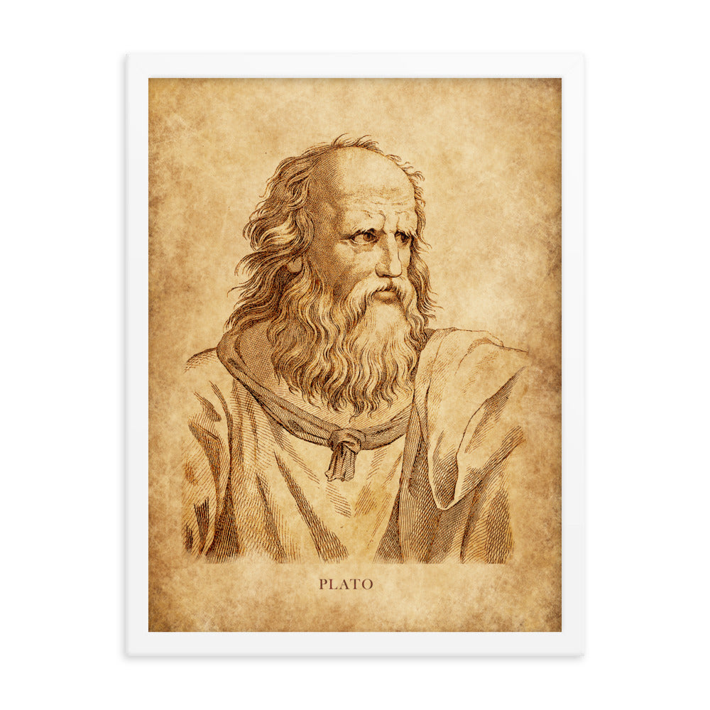 Plato Framed Giclee Print