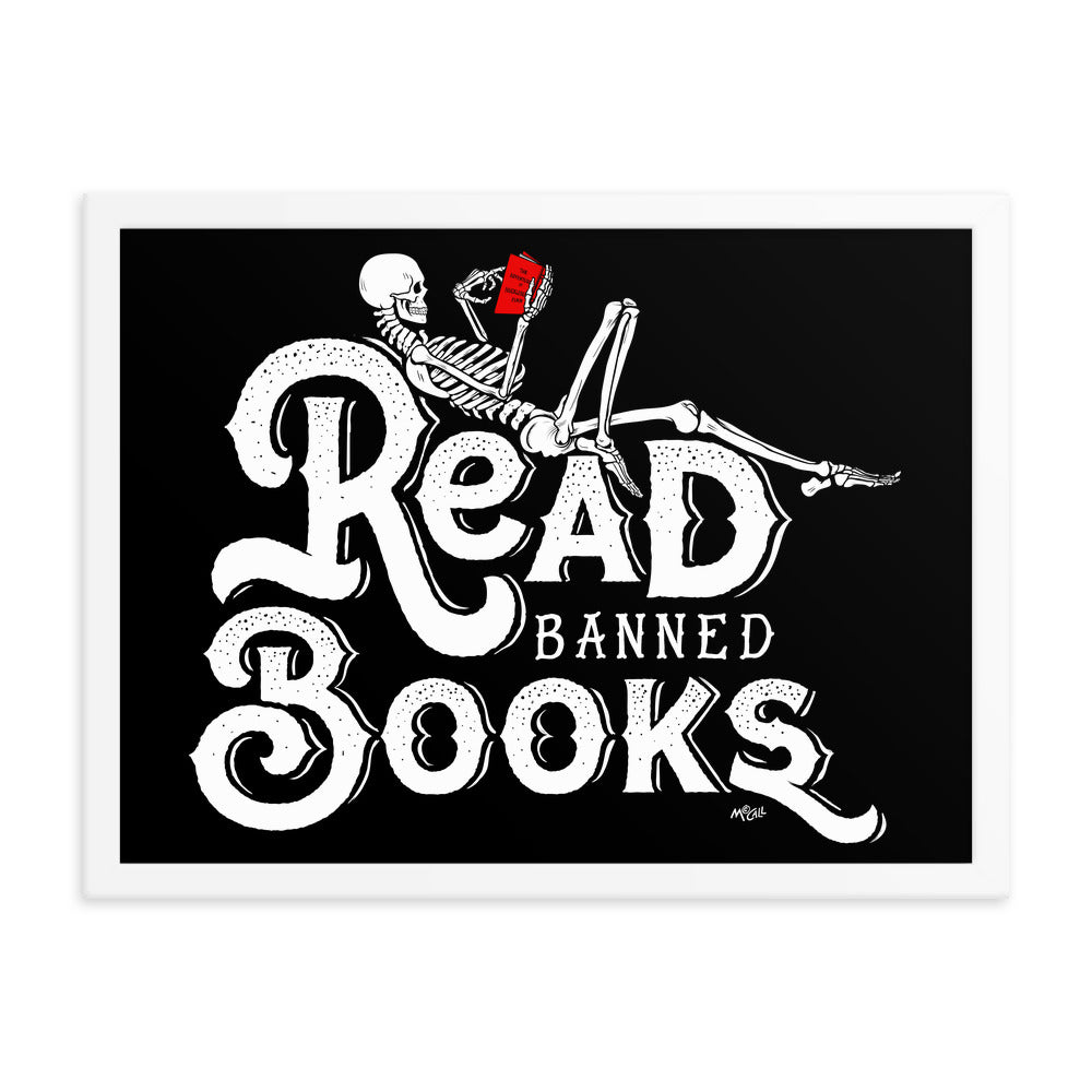 Read Banned Books Framed Print