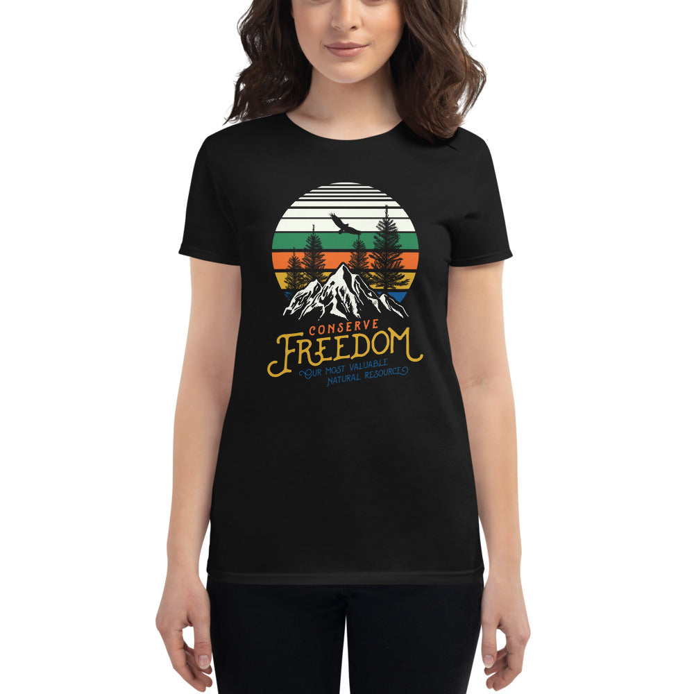 Conserve Freedom Ladies Graphic Tee