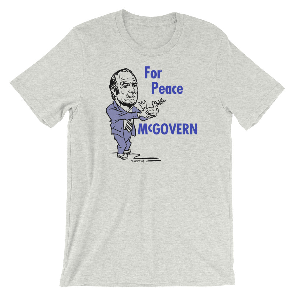 George McGovern 1972 Peace Retro Campaign T-Shirt