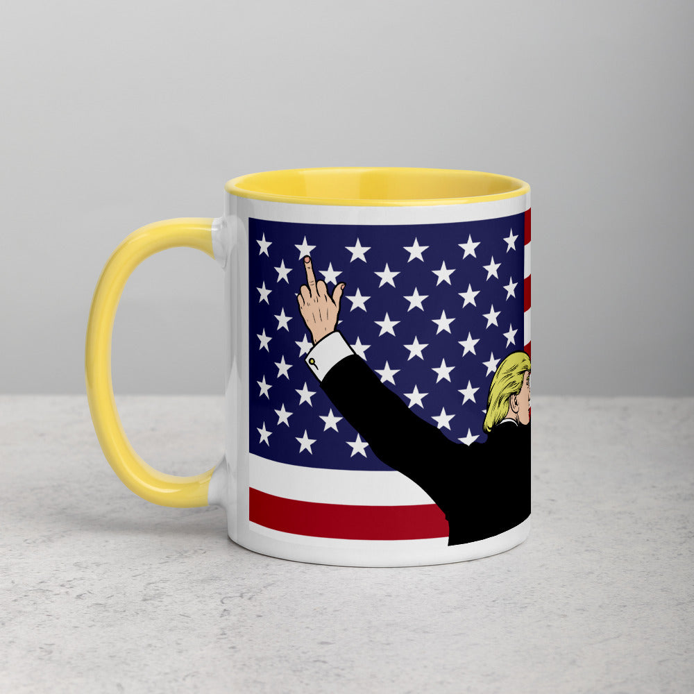 Trump Salute Color Mug