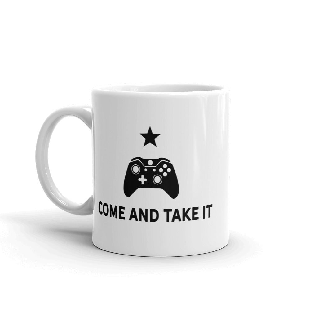 Come and Take It Video Game Controller Coffee Mug