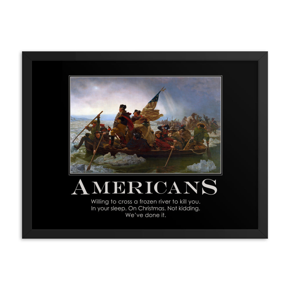Americans Framed poster