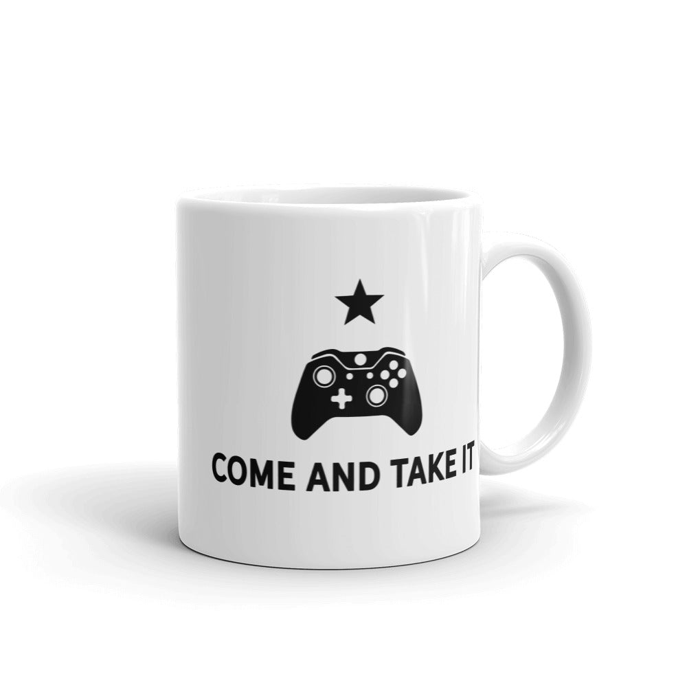 Come and Take It Video Game Controller Coffee Mug