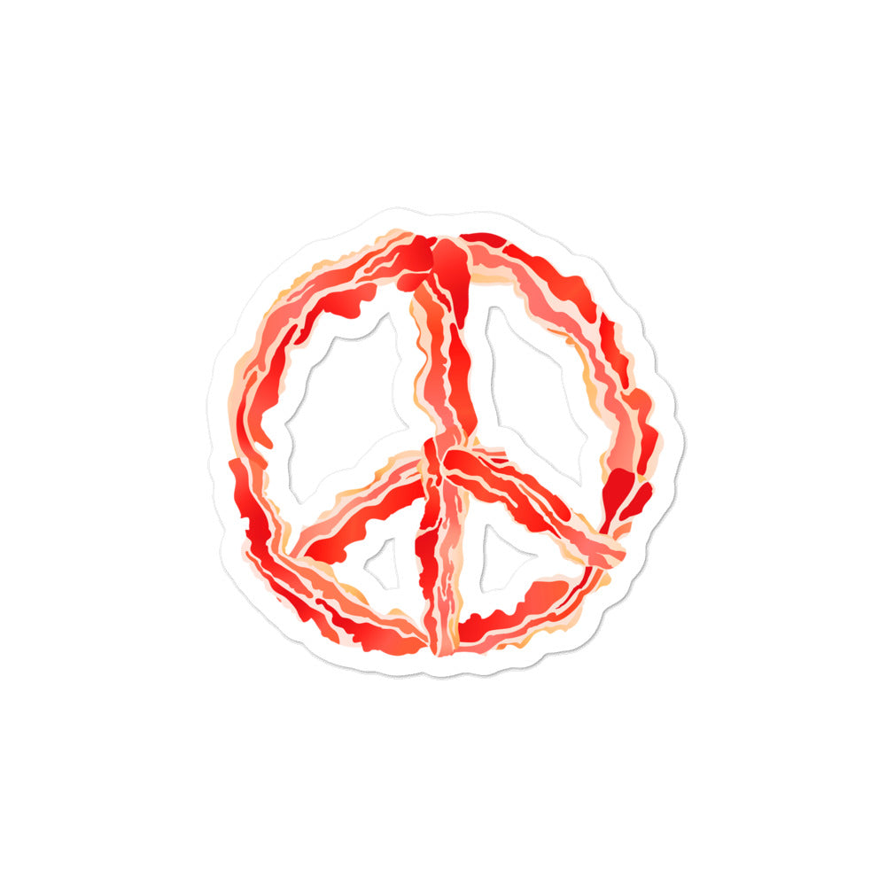 Peace of Bacon Sticker