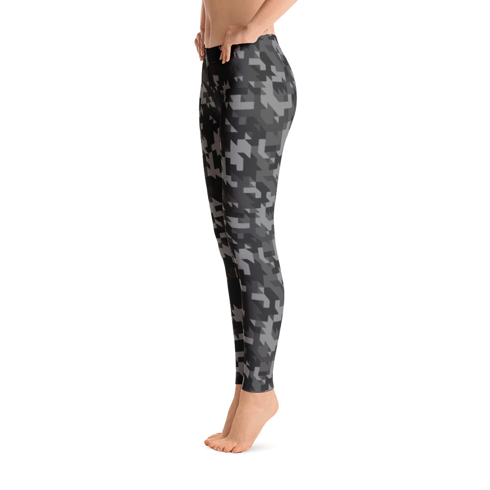 Geomaze Midnight Camouflage Handsewn Leggings
