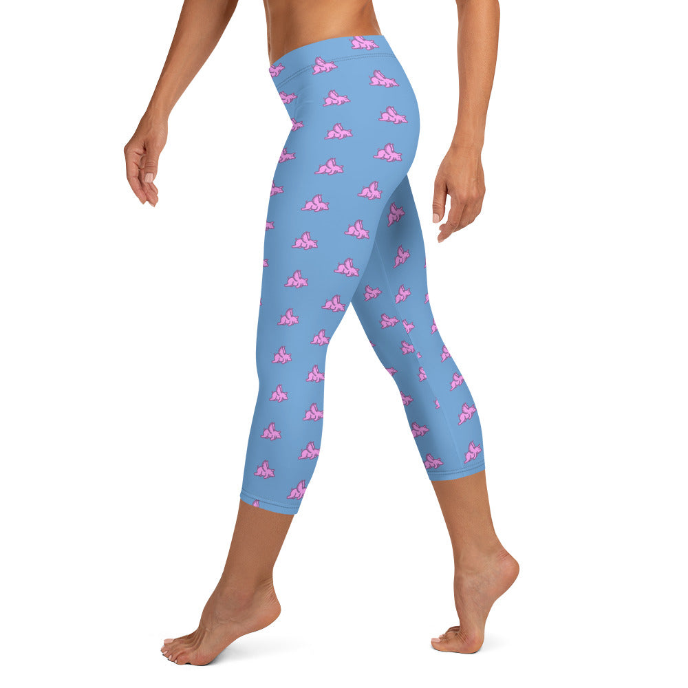 When Pigs Fly Capri Leggings