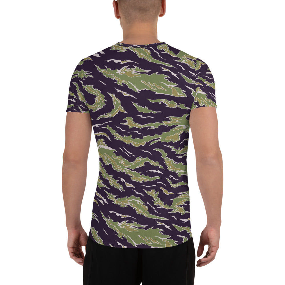 Tigerstripe Deep Jungle Camouflage  Men's Athletic T-shirt