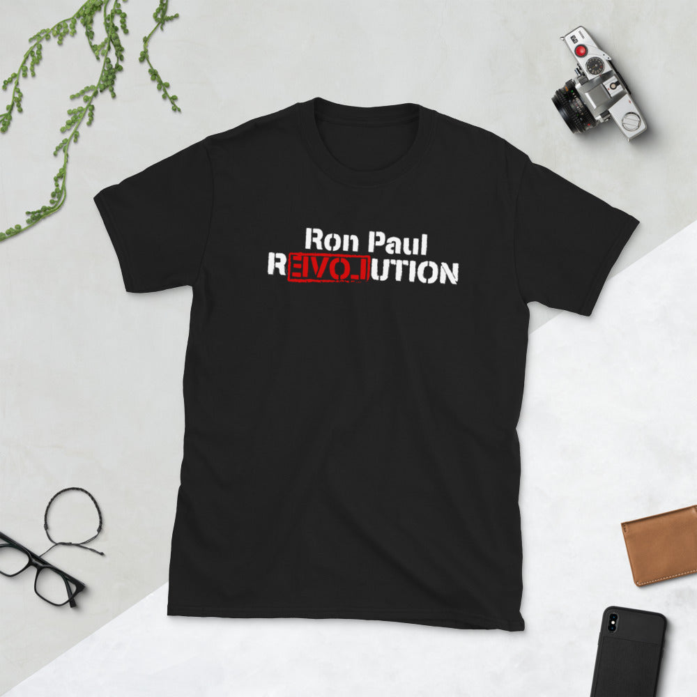 Ron Paul Revolution Commemorative Presidential Campaign Short-Sleeve Unisex T-Shirt