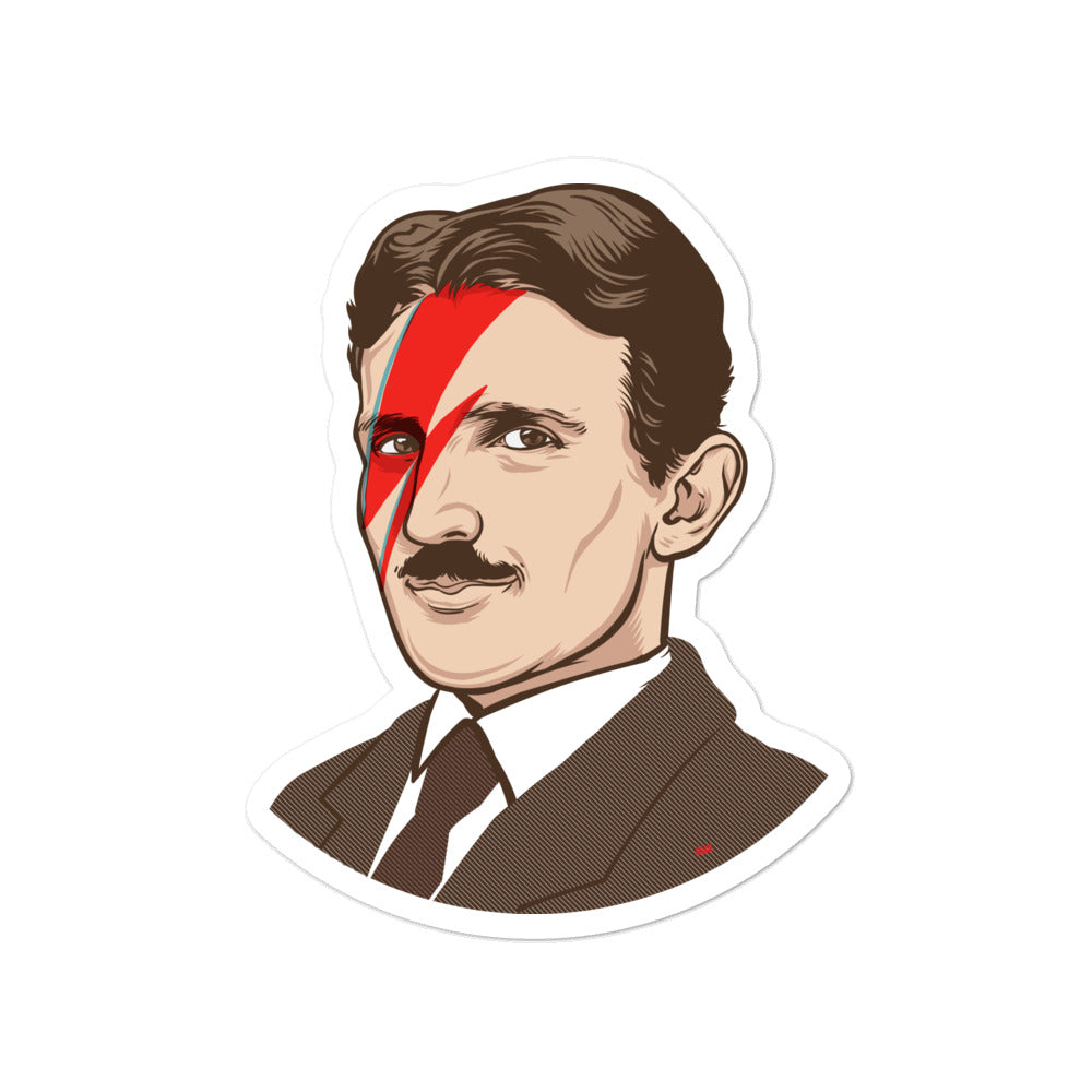Tesla Ziggy Stardust Sticker
