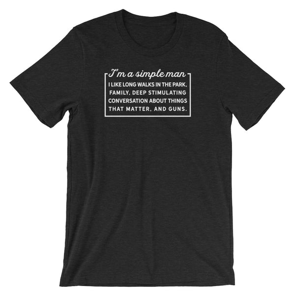Simple Man T-Shirt - Liberty Maniacs