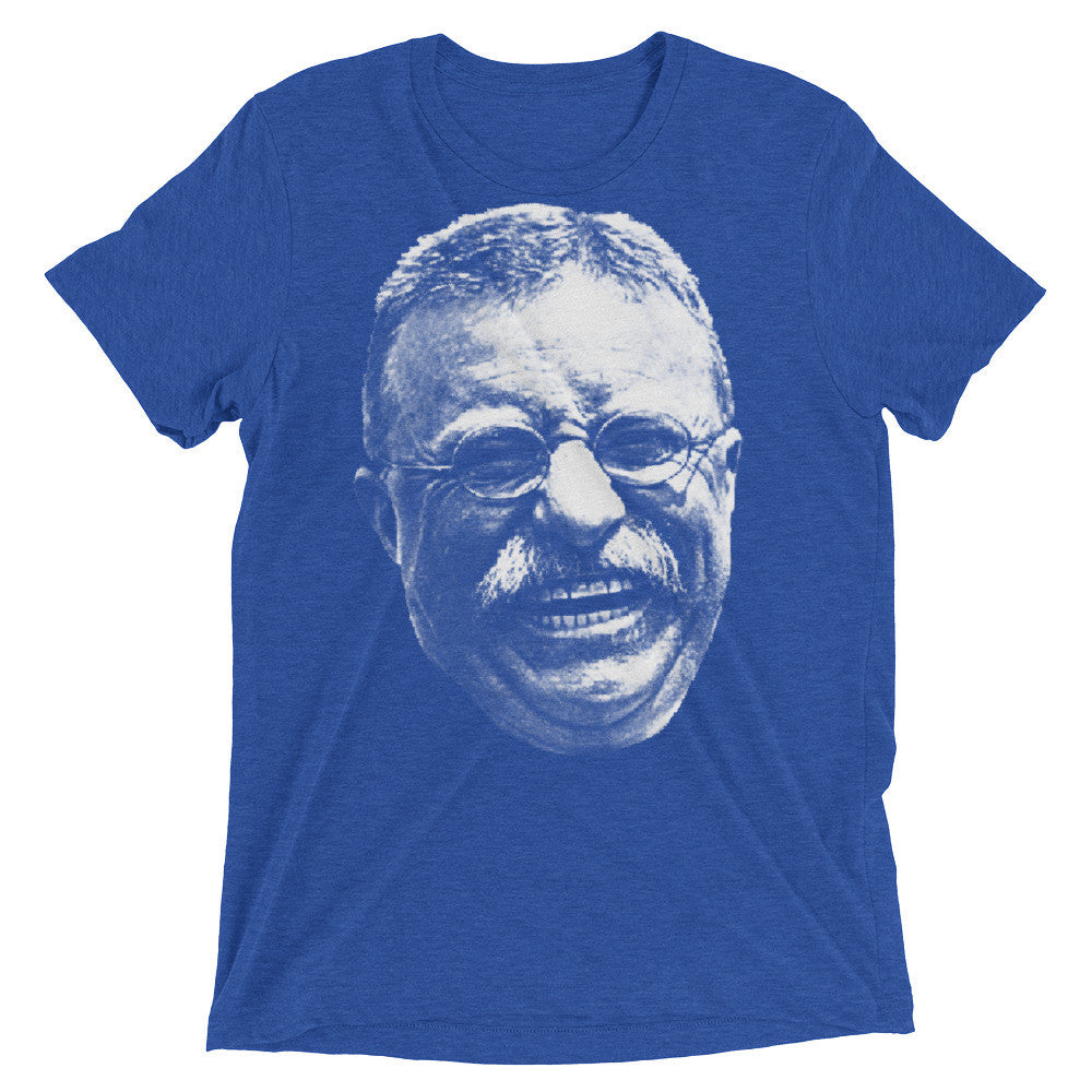 Teddy Roosevelt Laughing Triblend Training T-Shirt