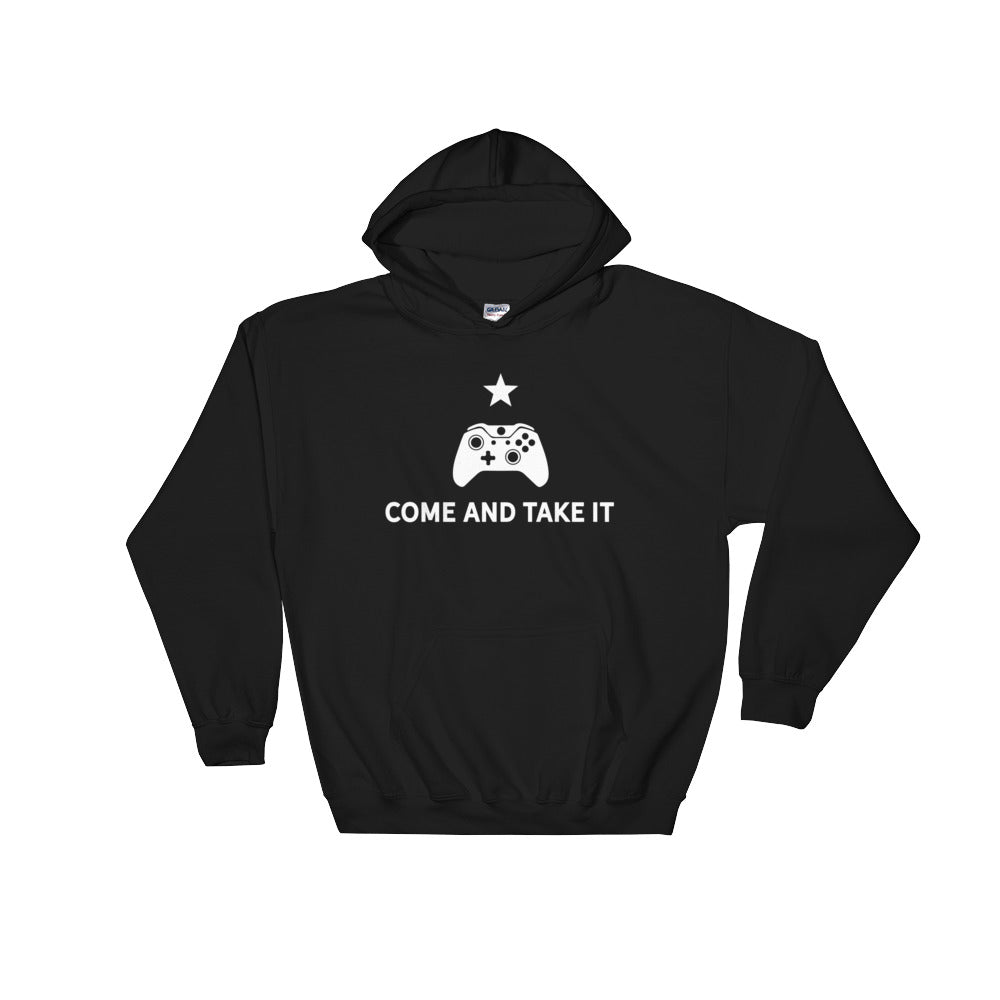 Come and Take It Video Game Controller Hooded Sweatshirt
