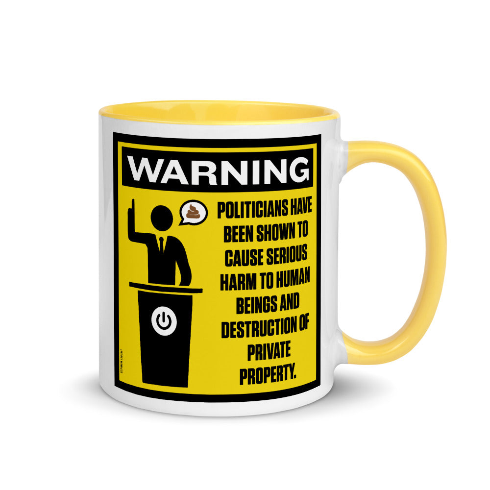 Politicians Warning Mug