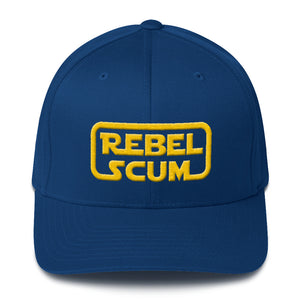 Rebel Scum Flexfit Fitted Twill Cap