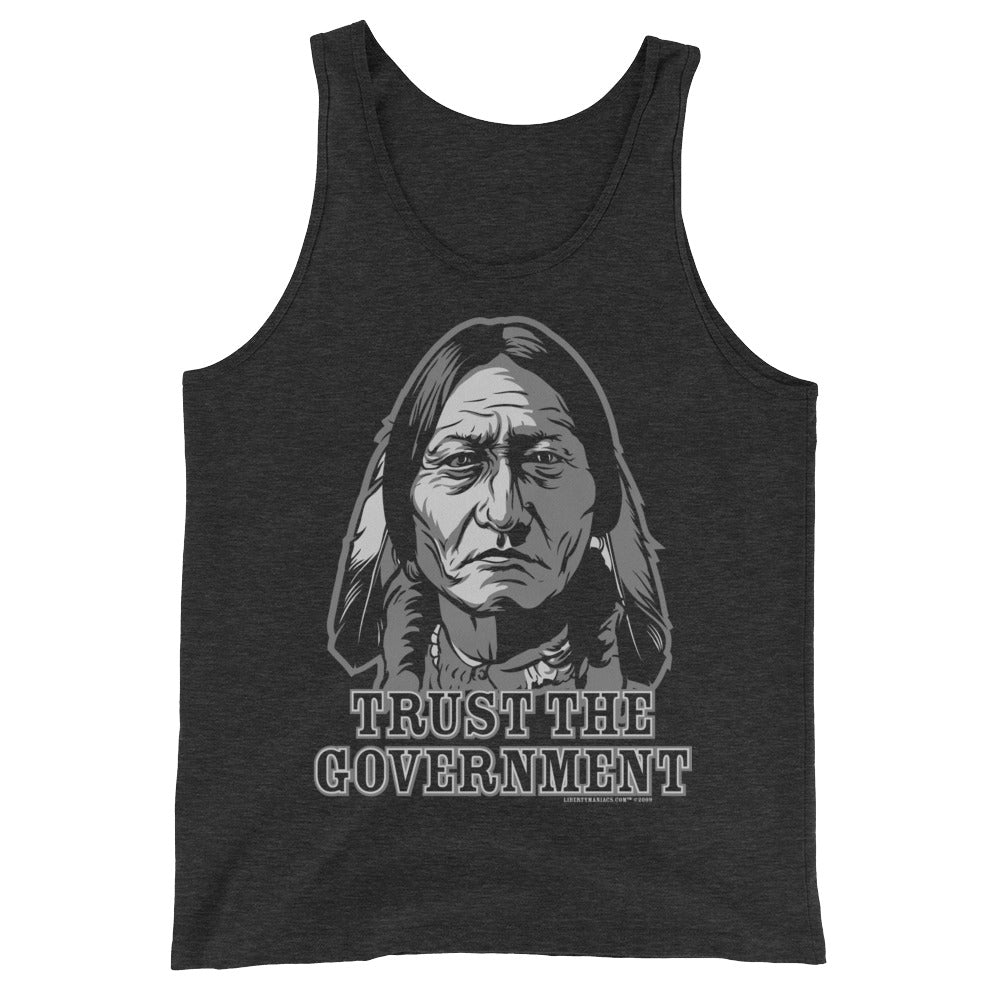 Sitting Bull Trust the Government Tri-Blend Tank Top